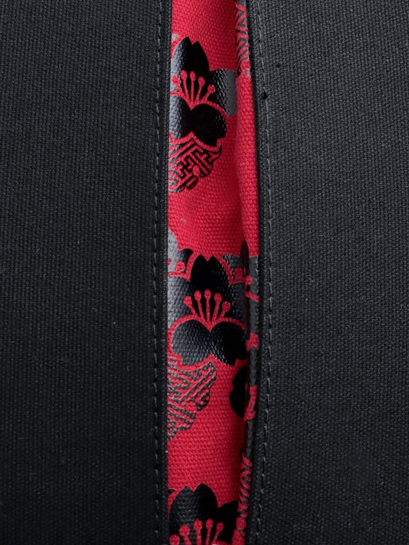 【雅結】桜刺繍 和生地切り替え2WAYタックトートバッグ