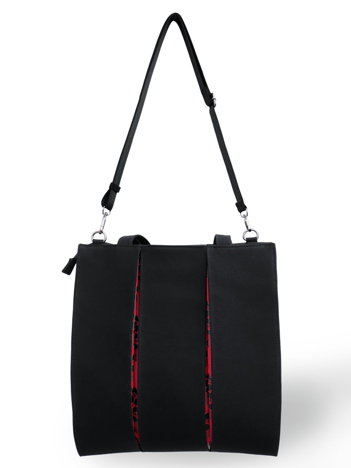 【雅結】桜刺繍 和生地切り替え2WAYタックトートバッグ