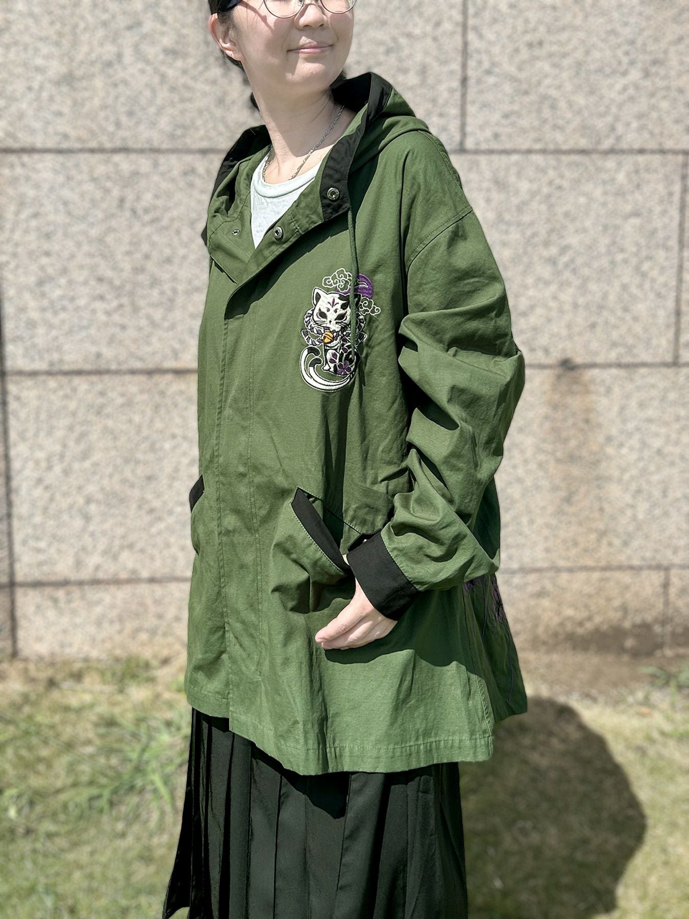 SUMINEKO】“お猫様”総刺繍モッズコート | 流儀圧搾 ONLINE SHOP【流儀
