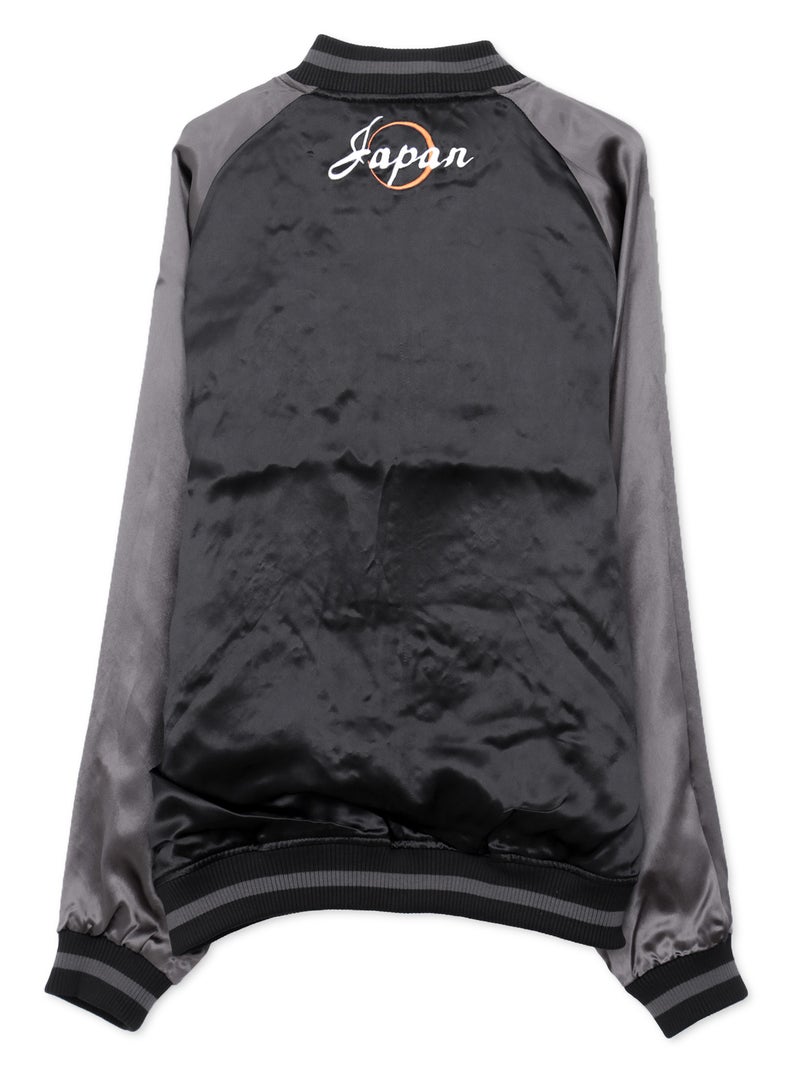 【絡繰魂】“桜招き猫”総刺繍リバーシブルスカジャン