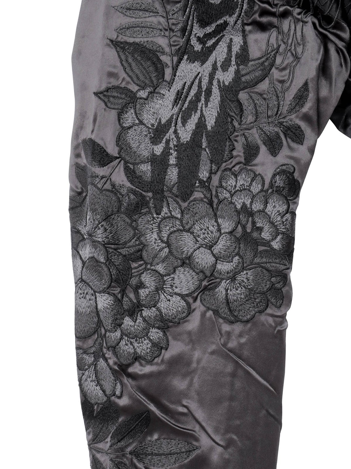 【絡繰魂・漆】“漆の梟”総刺繍リバーシブルスカジャン