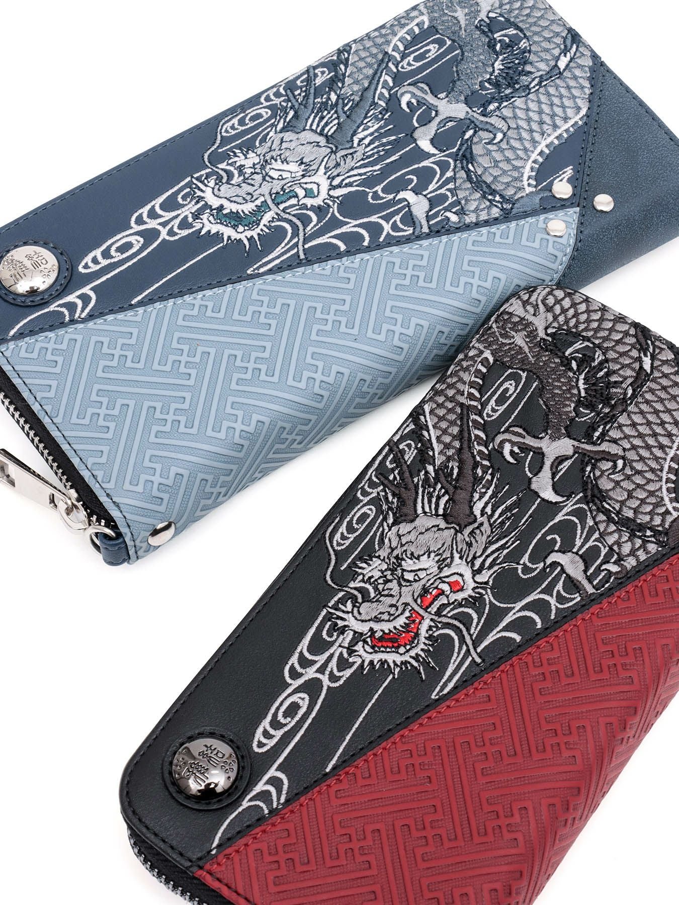 雅結】“龍神”刺繍入りチェーンウォレット | 流儀圧搾 ONLINE SHOP