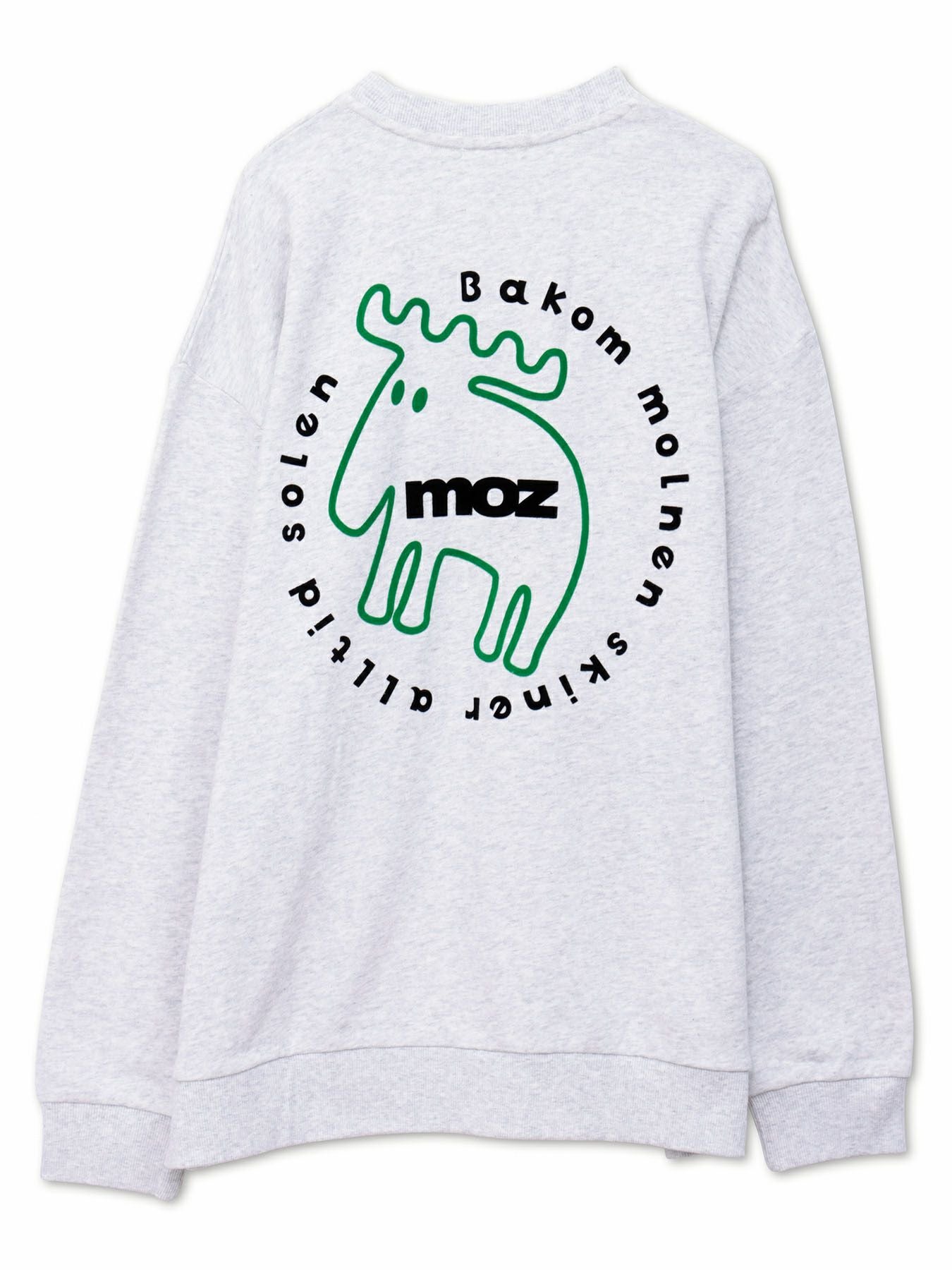 moz】エルク フロッキープリントトレーナー〔別注〕 | 流儀圧搾 ONLINE