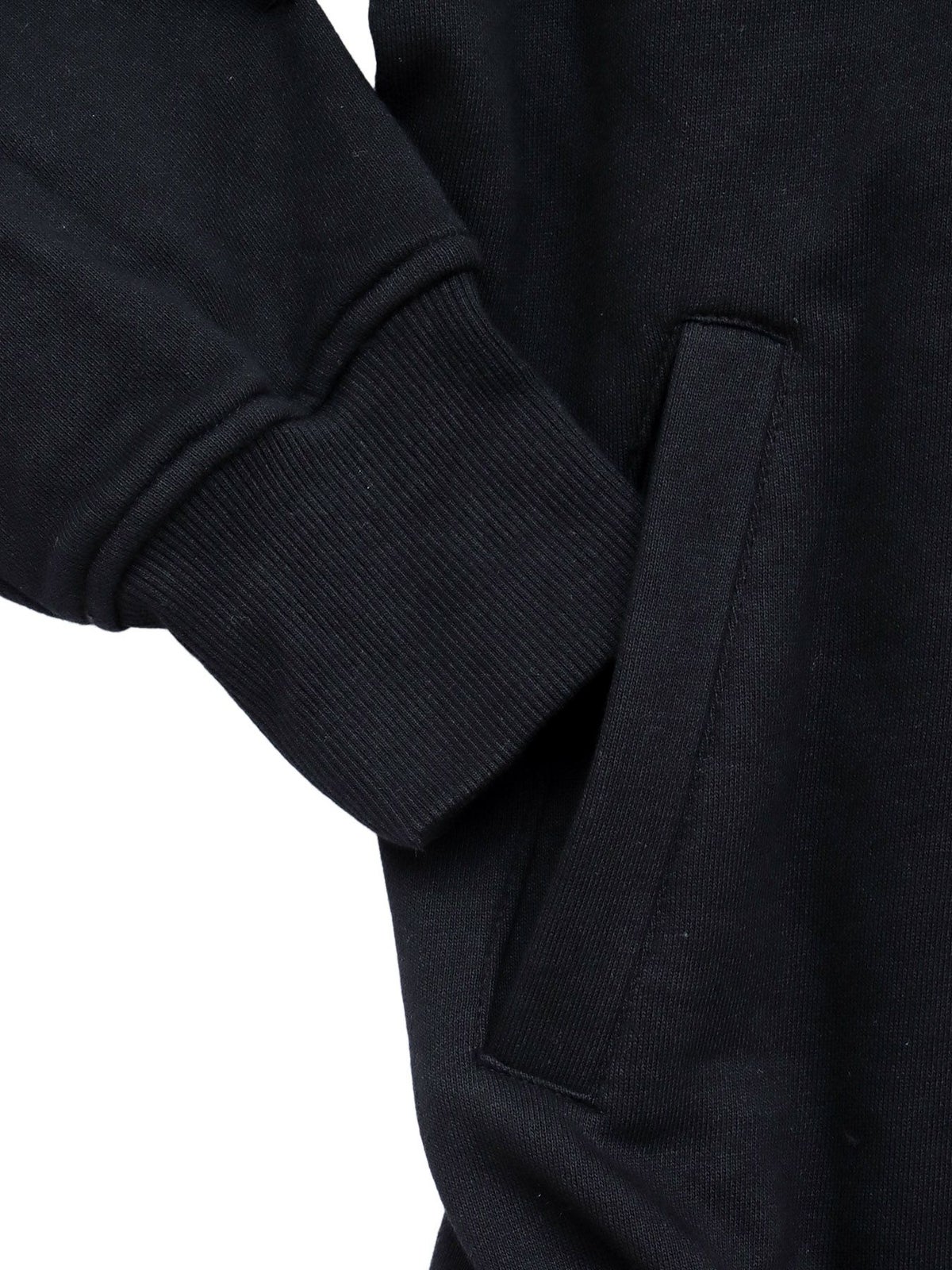 【絡繰魂・漆】“黒 猫又”総刺繍ZIPパーカー