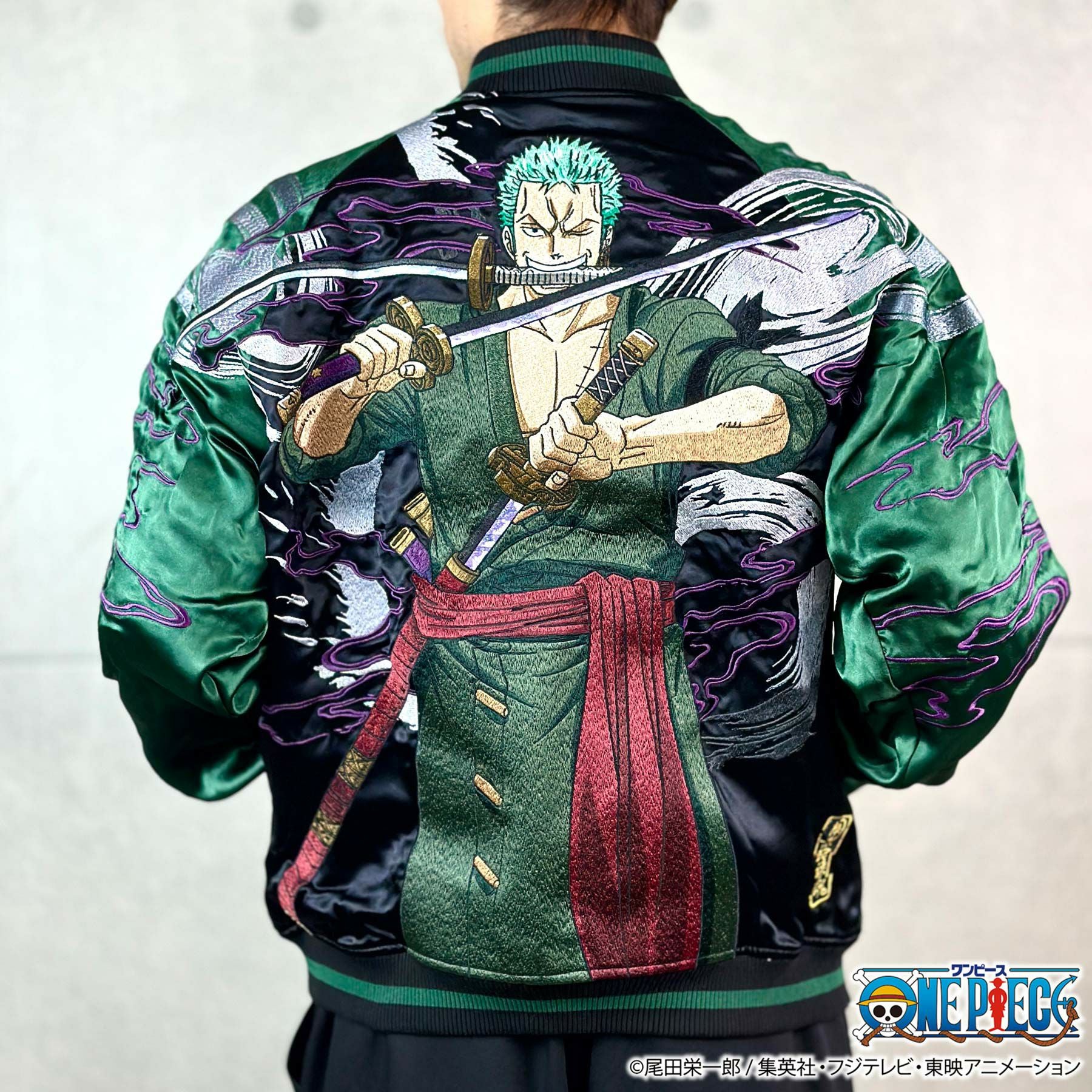 絡繰魂・粋×ONE PIECE】“ゾロ”海賊狩りのリバーシブルスカジャン
