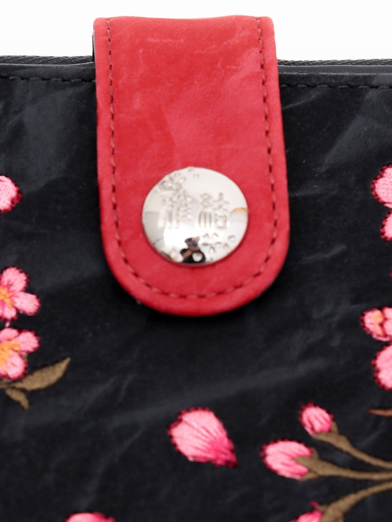 【雅結】桜刺繍ショルダーウォレット