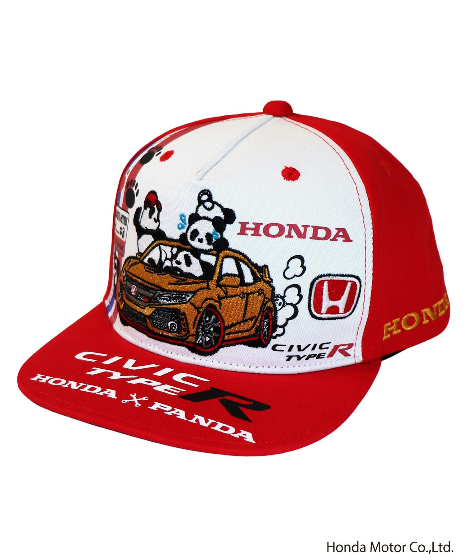 HONDA×PANDIESTA JAPAN】“CIVIC Type R”刺繍入りフラットキャップ