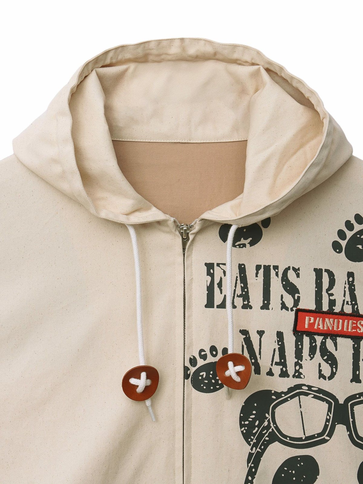 ＜春の予約会＞【PANDIESTA JAPAN】ミリタリーフードジャケット