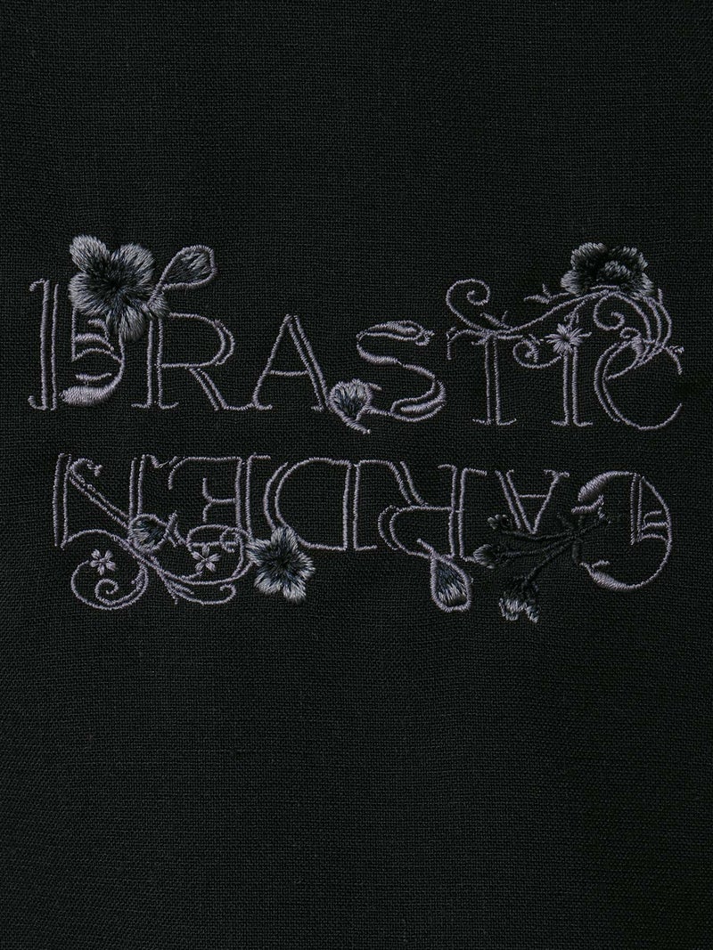 ＜春の予約会＞【DRASTIC GARDEN】“煙ノ桜”刺繡入り変形シャツ