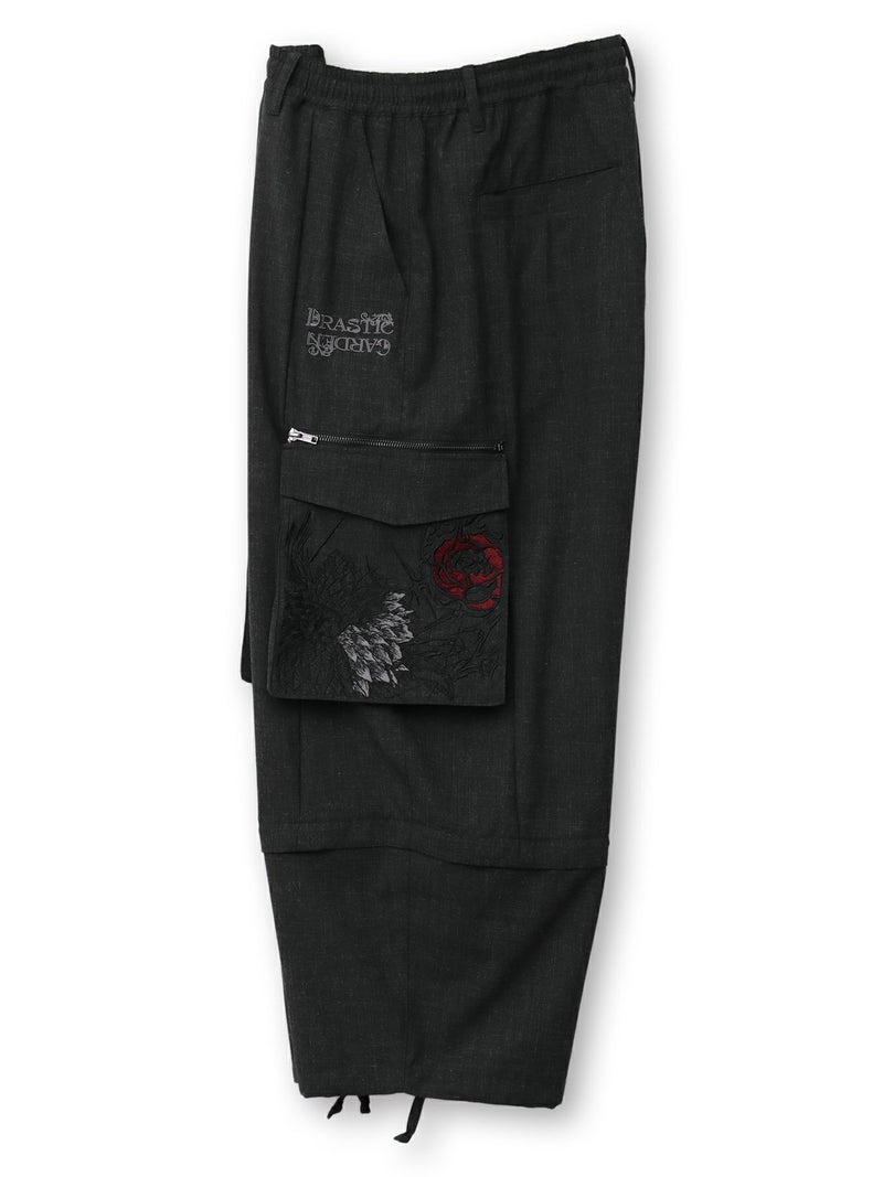＜春の予約会＞【DRASTIC GARDEN】“劇薬ノ園”セパレートカーゴパンツ