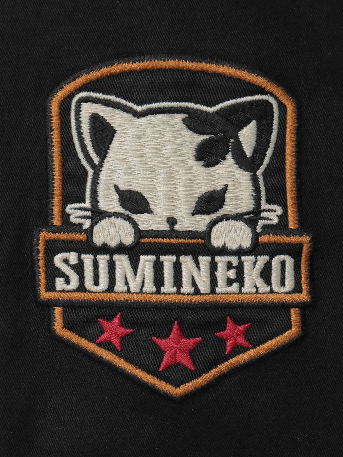 ＜春の予約会＞【SUMINEKO】“スミネコ”刺繍入りBIGシルエットMA-1