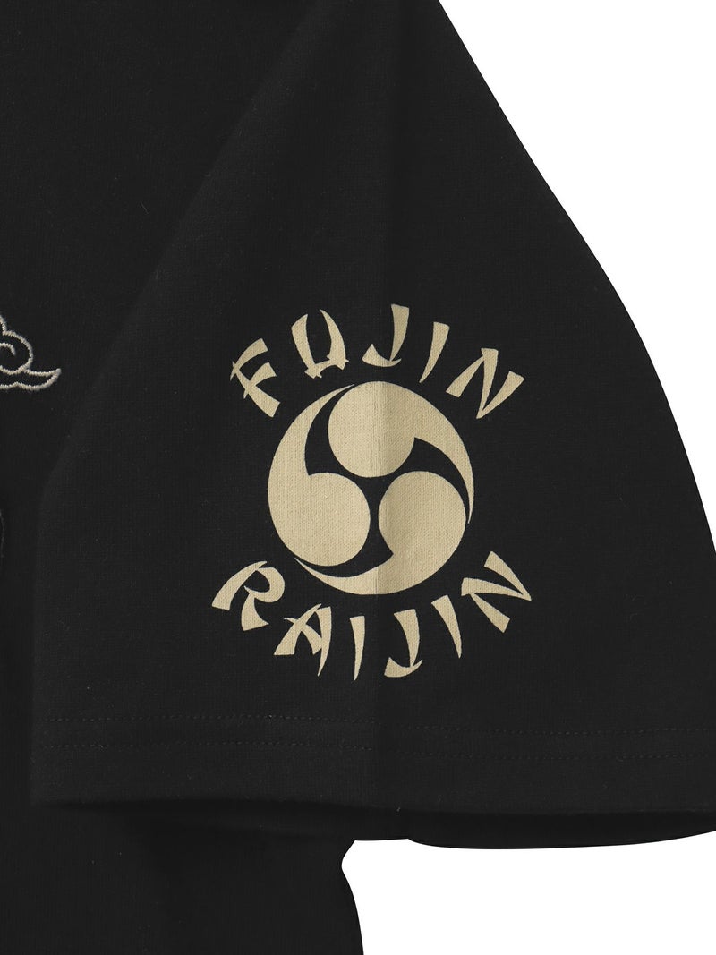 ＜春の予約会＞【SUMINEKO】“風雷墨猫”刺繍入りTシャツ