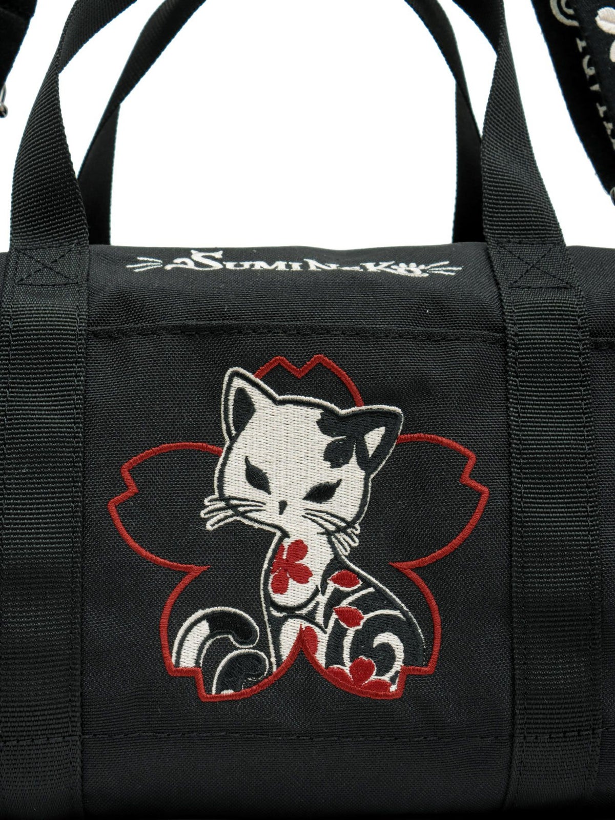 ＜春の予約会＞【SUMINEKO】刺繍入り2WAYミニボストンバッグ