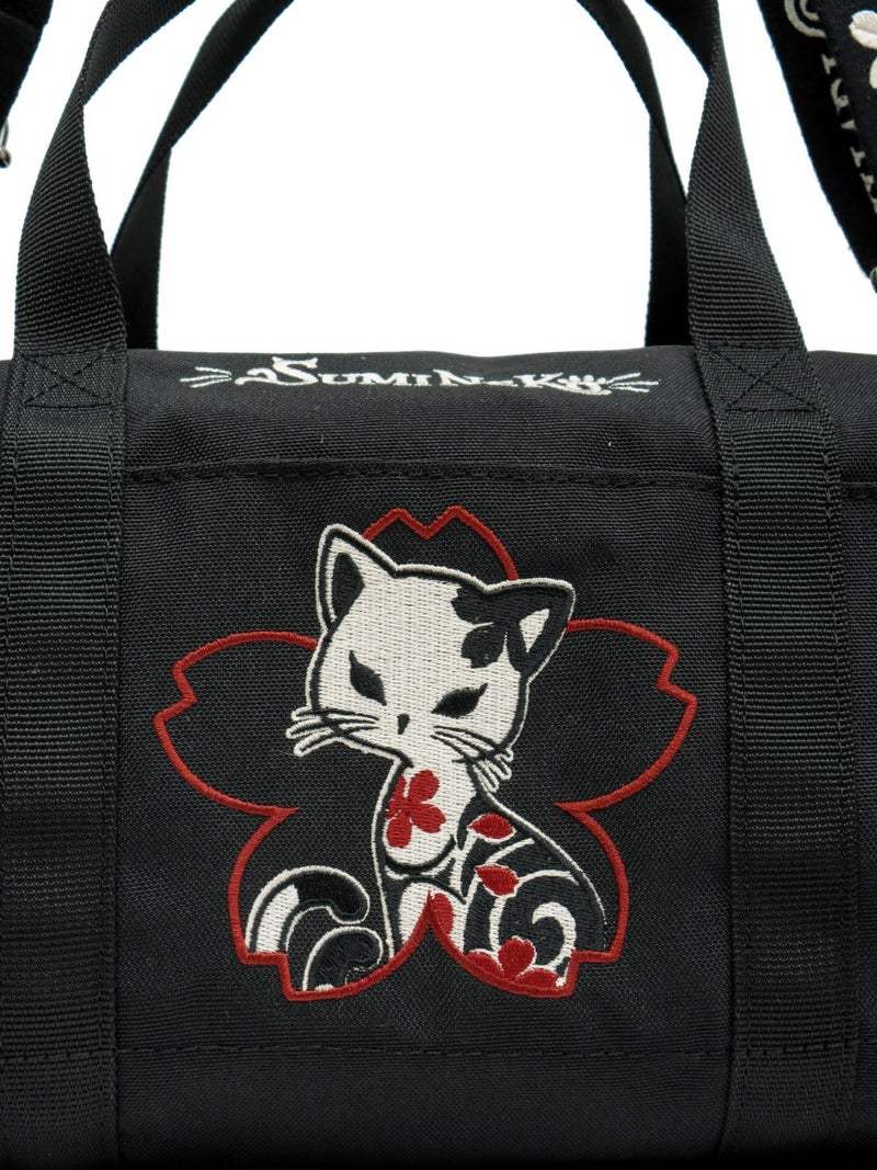 ＜春の予約会＞【SUMINEKO】刺繍入り2WAYミニボストンバッグ