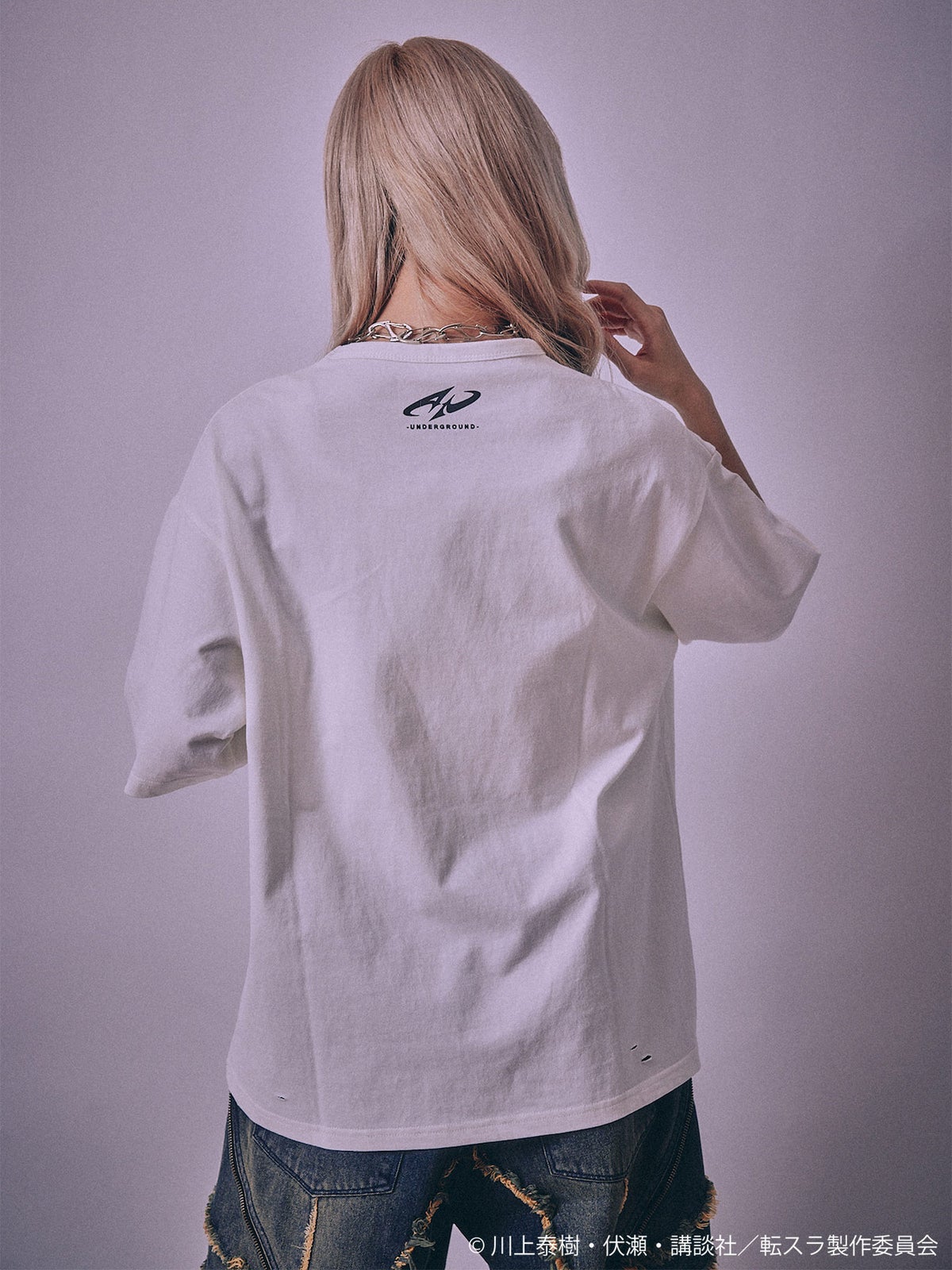  【P.N UNDERGROUND×転生したらスライムだった件】“リムル”ダメージTシャツ