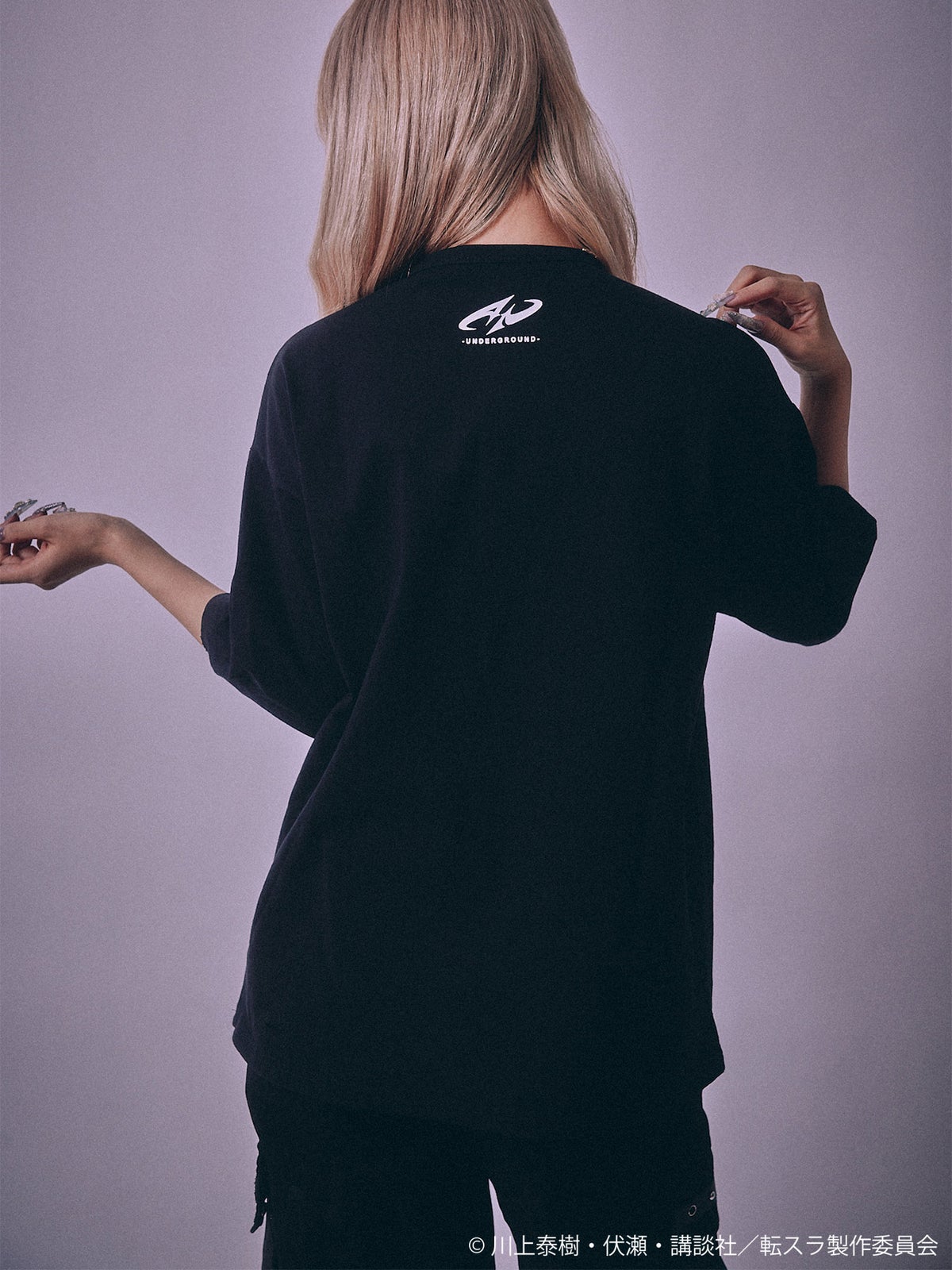  【P.N UNDERGROUND×転生したらスライムだった件】“リムル”ダメージTシャツ