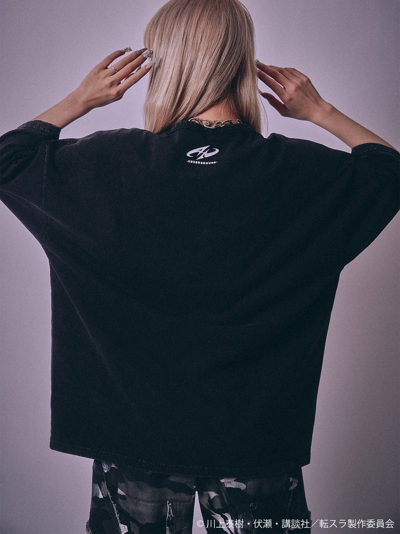  【P.N UNDERGROUND×転生したらスライムだった件】“リムル”ダメージTシャツ