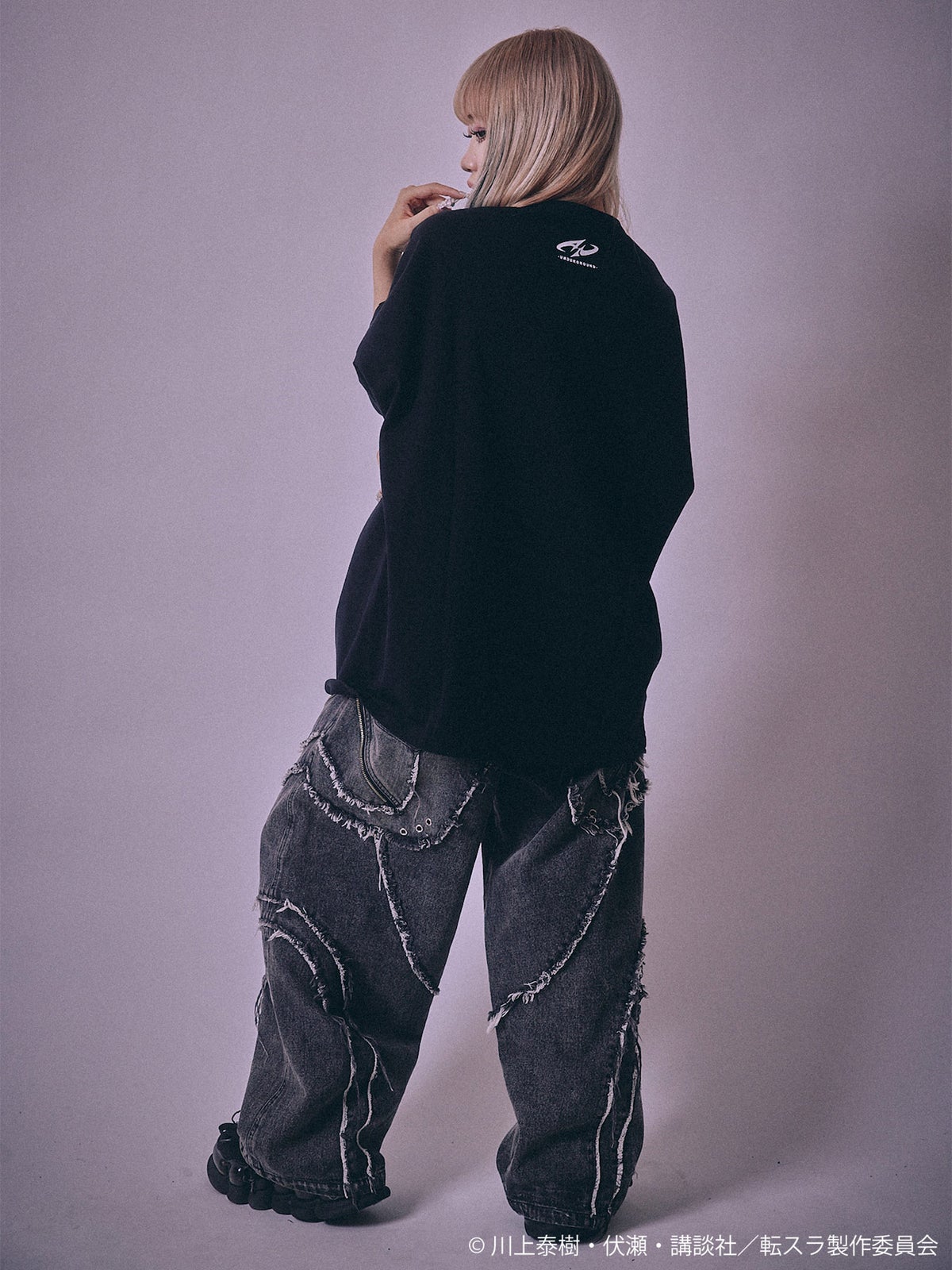 【P.N UNDERGROUND×転生したらスライムだった件】“ミリム”ダメージTシャツ