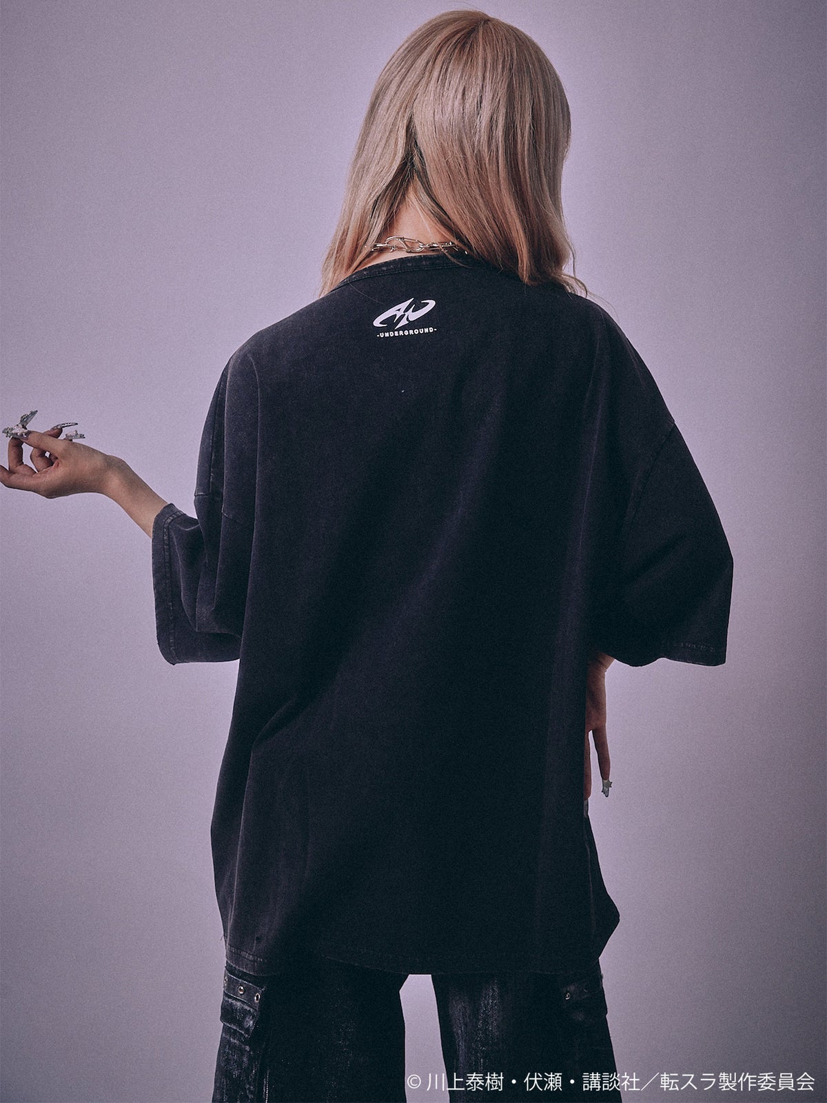 【P.N UNDERGROUND×転生したらスライムだった件】“ディアブロ”ダメージTシャツ