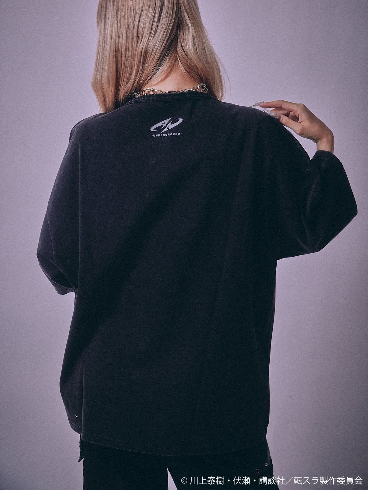 【P.N UNDERGROUND×転生したらスライムだった件】“オクタグラム”ダメージTシャツ