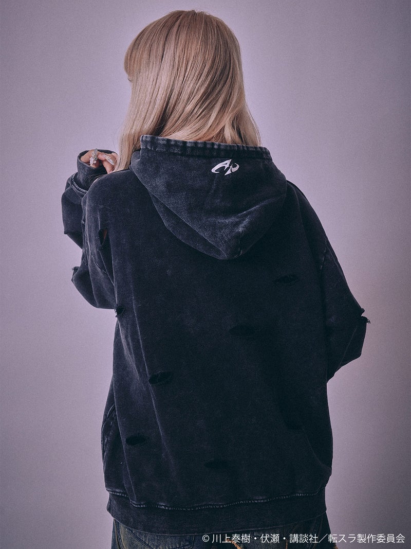 【P.N UNDERGROUND×転生したらスライムだった件】“リムル”ダメージパーカー