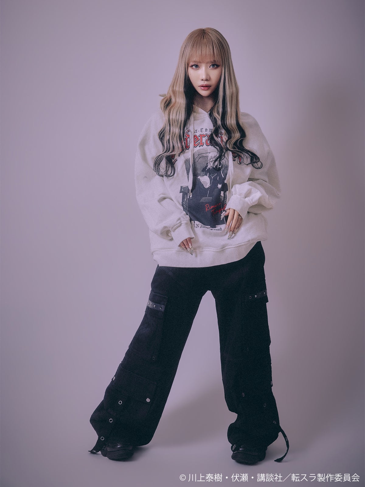 【P.N UNDERGROUND×転生したらスライムだった件】“リムル”ダメージパーカー