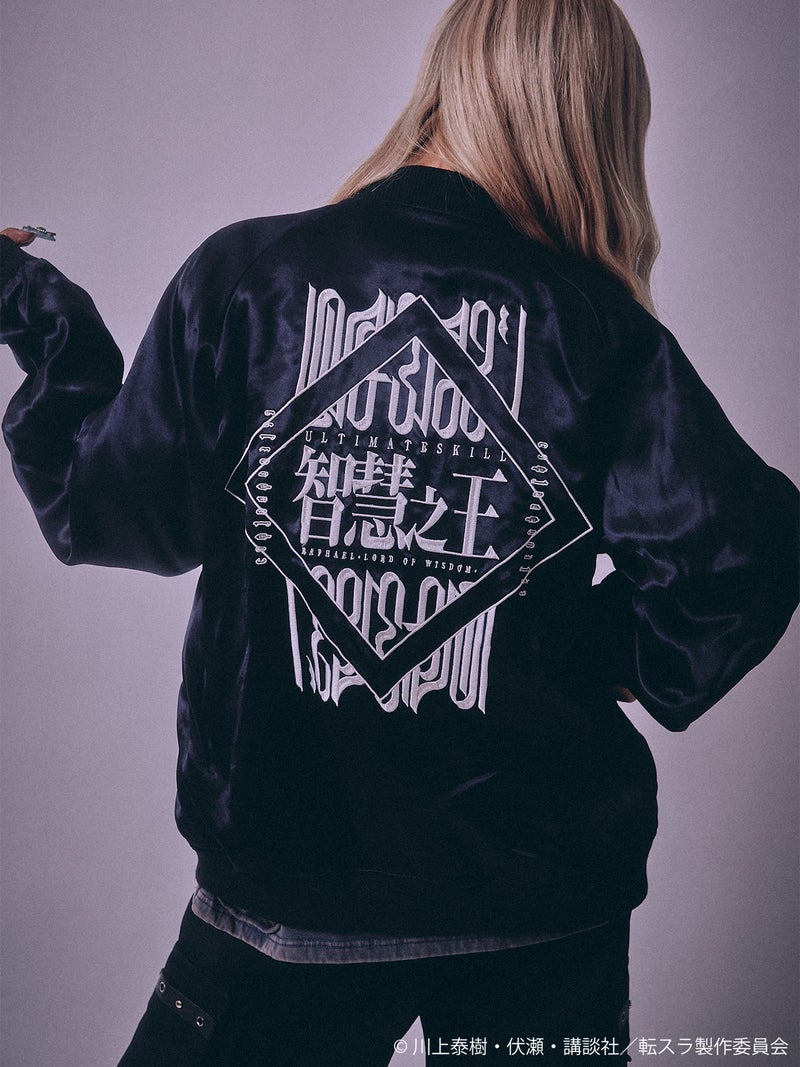 【P.N UNDERGROUND×転生したらスライムだった件】“リムル”総刺繍リバーシブルスカジャン