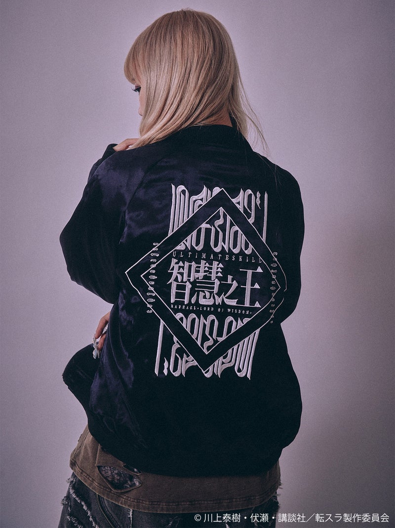 【P.N UNDERGROUND×転生したらスライムだった件】“リムル”総刺繍リバーシブルスカジャン