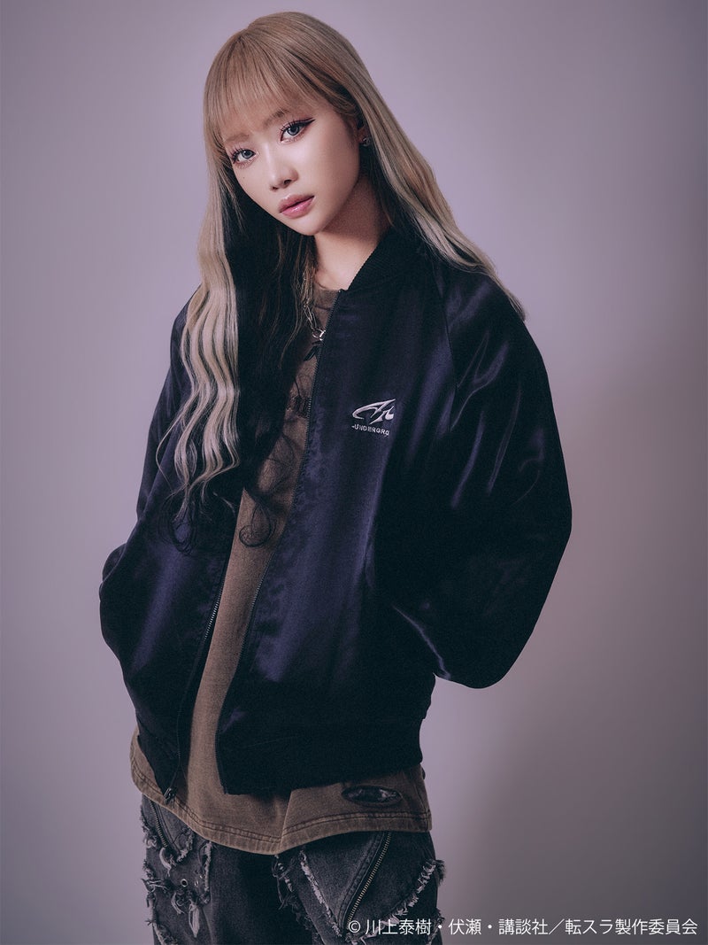 【P.N UNDERGROUND×転生したらスライムだった件】“リムル”総刺繍リバーシブルスカジャン