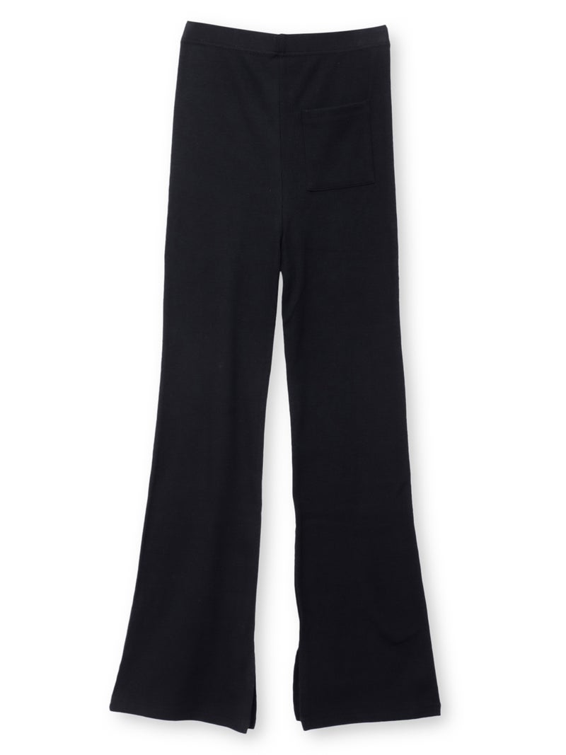 【雅結】桜刺リブフレアパンツ