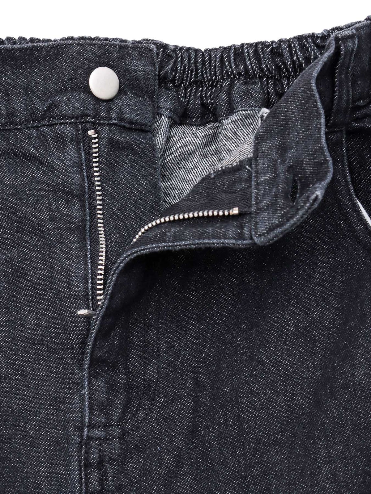 【雅結】百合刺繍デニムマーメイドスカート