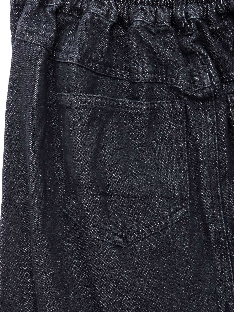 【雅結】百合刺繍デニムマーメイドスカート