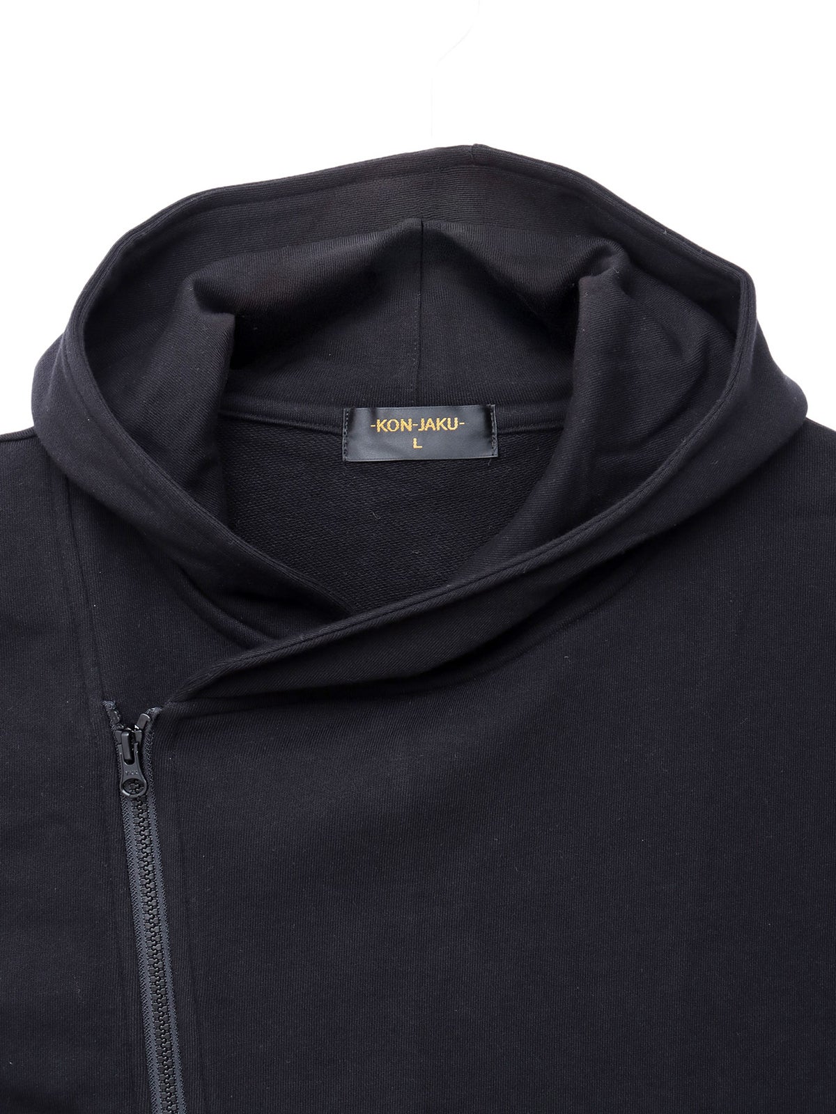 【今昔 -KON-JAKU-】“ビサンチンの花”ナナメZIPロングパーカー