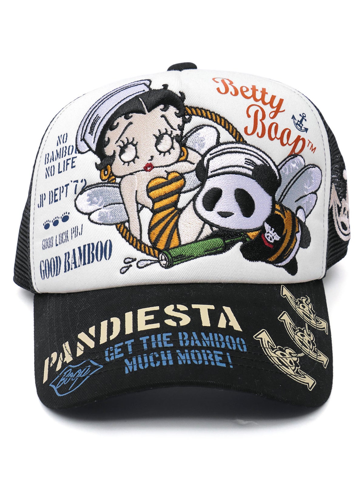 【PANDIESTA JAPAN×BETTY BOOP】“Honey Bee”刺繍入りメッシュCAP
