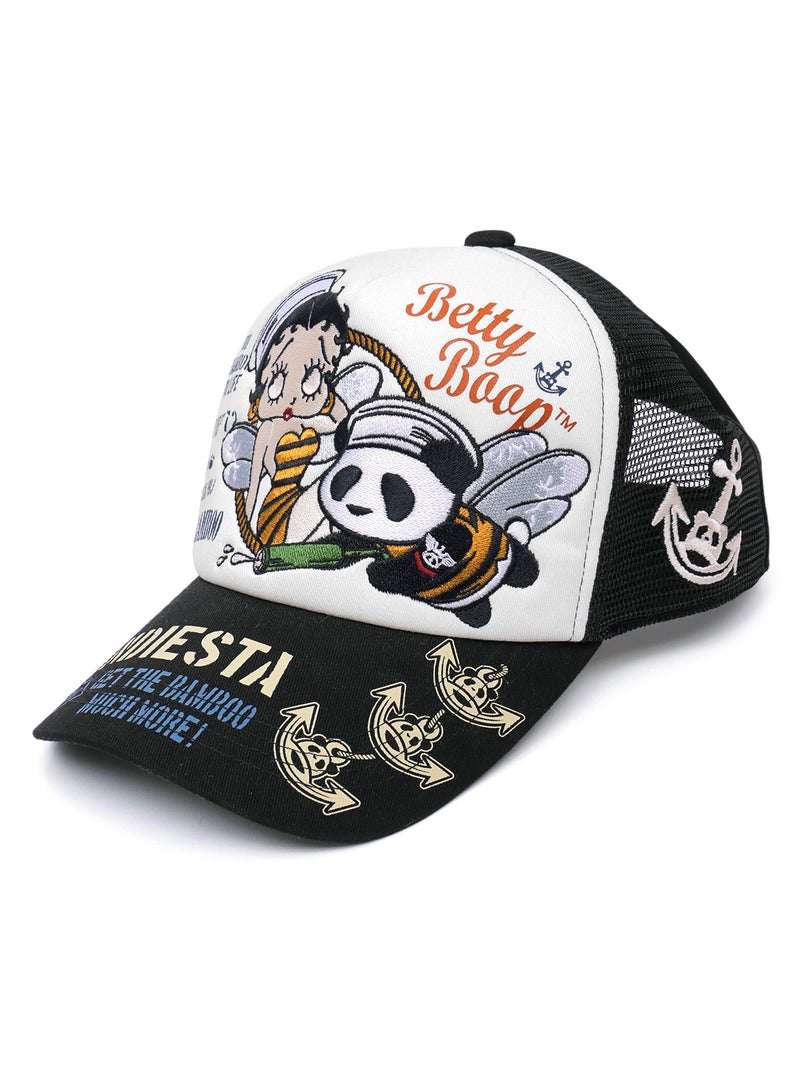 【PANDIESTA JAPAN×BETTY BOOP】“Honey Bee”刺繍入りメッシュCAP