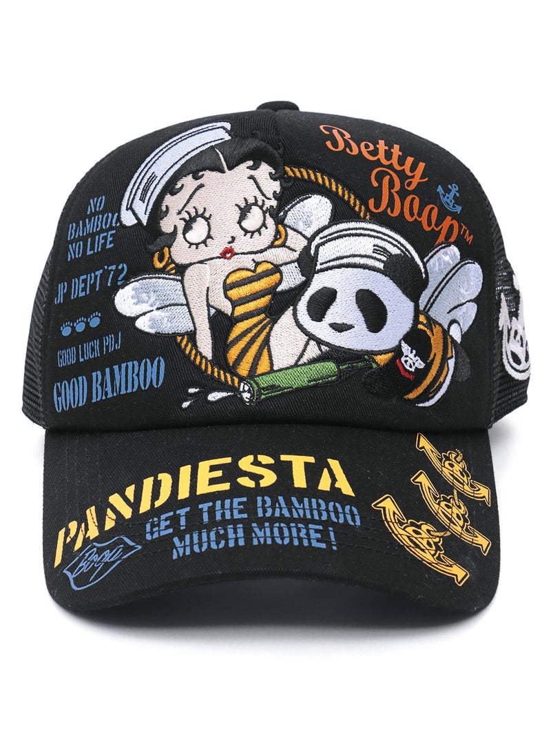 【PANDIESTA JAPAN×BETTY BOOP】“Honey Bee”刺繍入りメッシュCAP