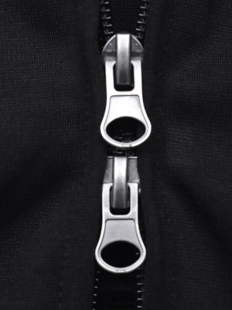 【雅結】“桜と雲”刺繍入り袖脱着ZIPパーカー