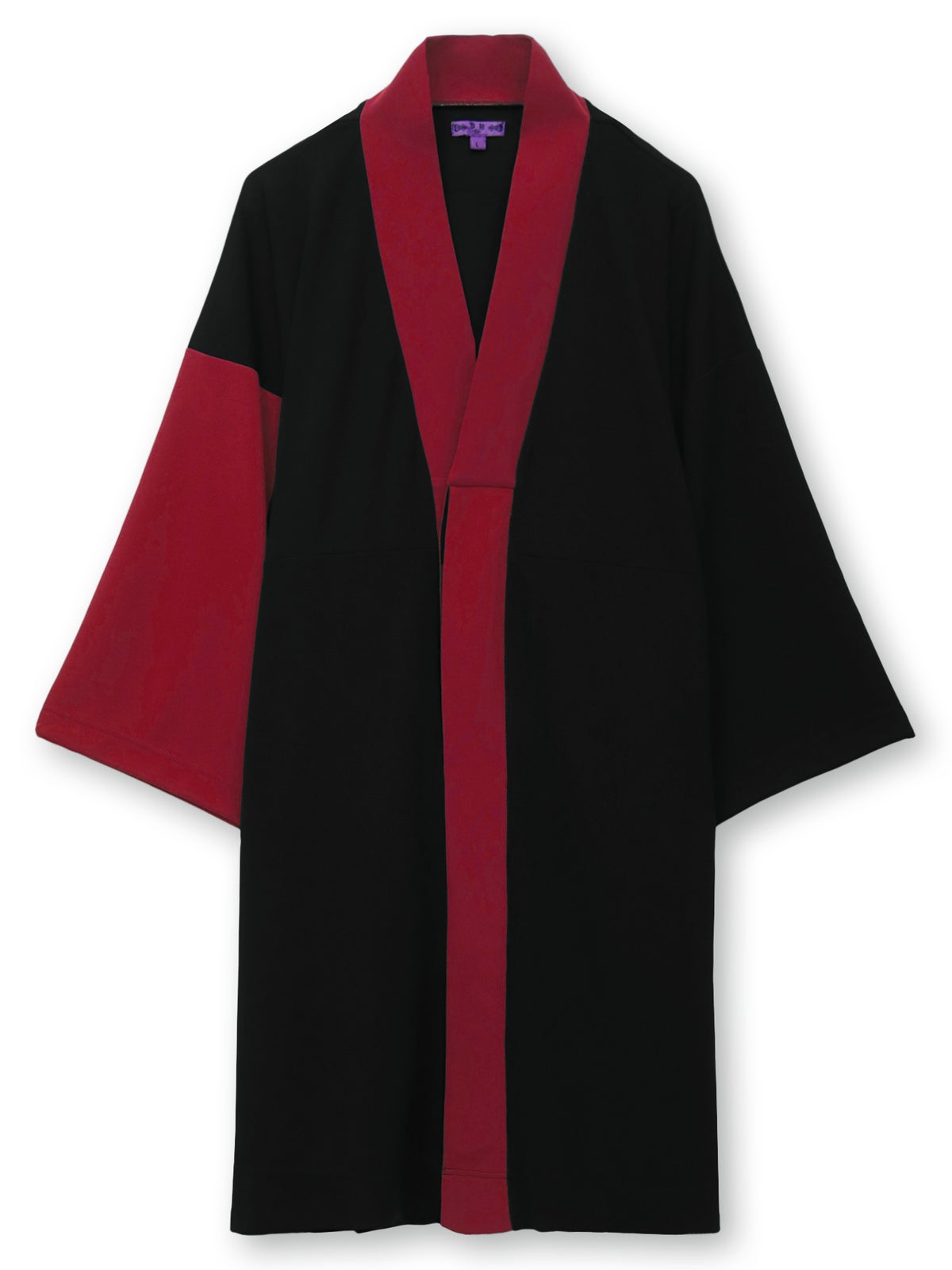 【雅結 -EN-】“無”切替羽織りロングカーディガン