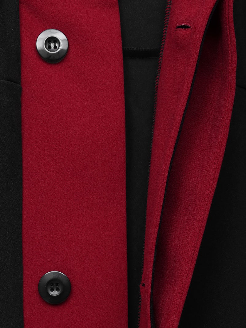 【雅結 -EN-】“無”切替羽織りロングカーディガン