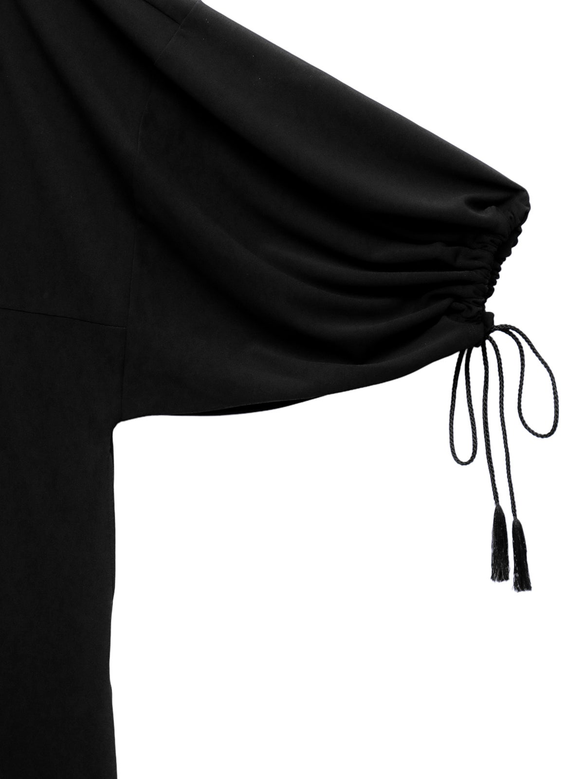 【雅結 -EN-】“無”切替羽織りロングカーディガン