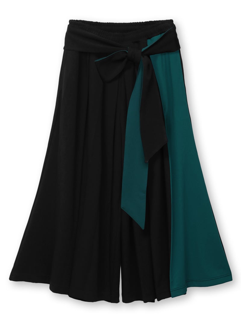 【雅結 -EN-】“無”飾り帯付き切替ハカマパンツ