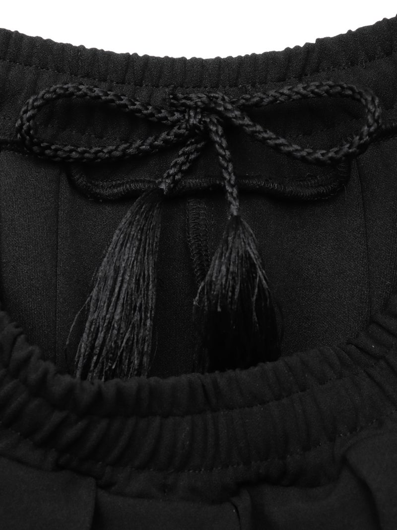 【雅結 -EN-】“無”飾り帯付き切替ハカマパンツ