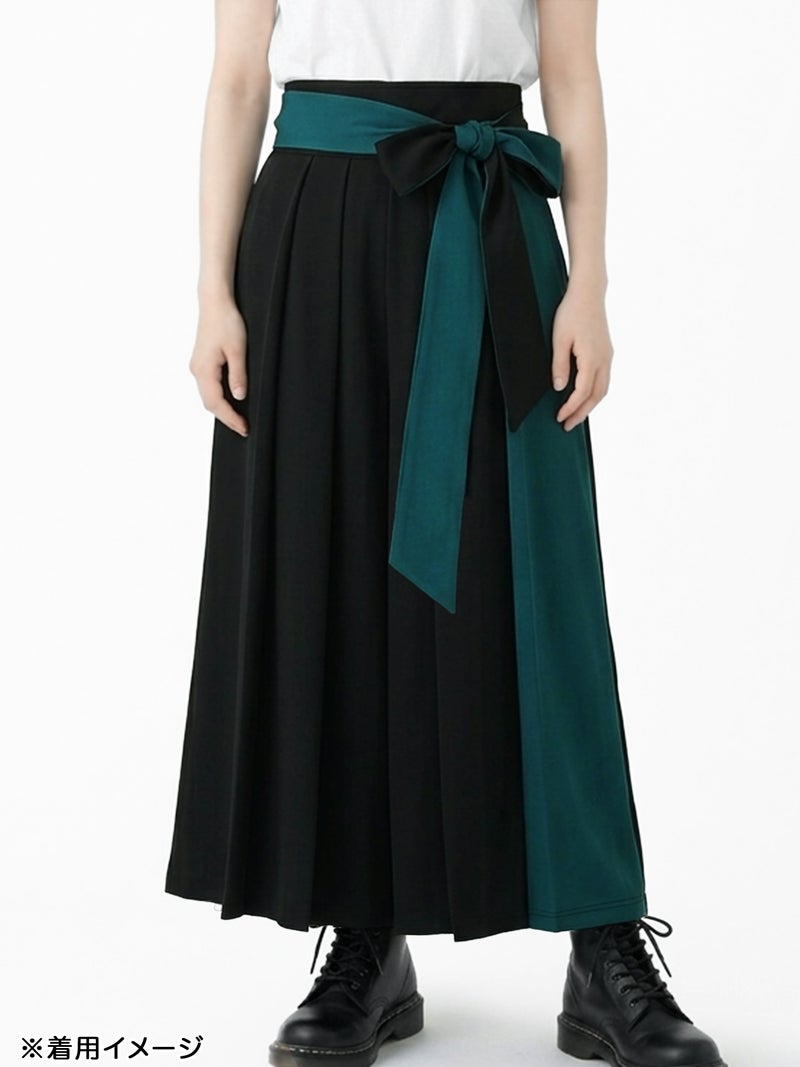 【雅結 -EN-】“無”飾り帯付き切替ハカマパンツ