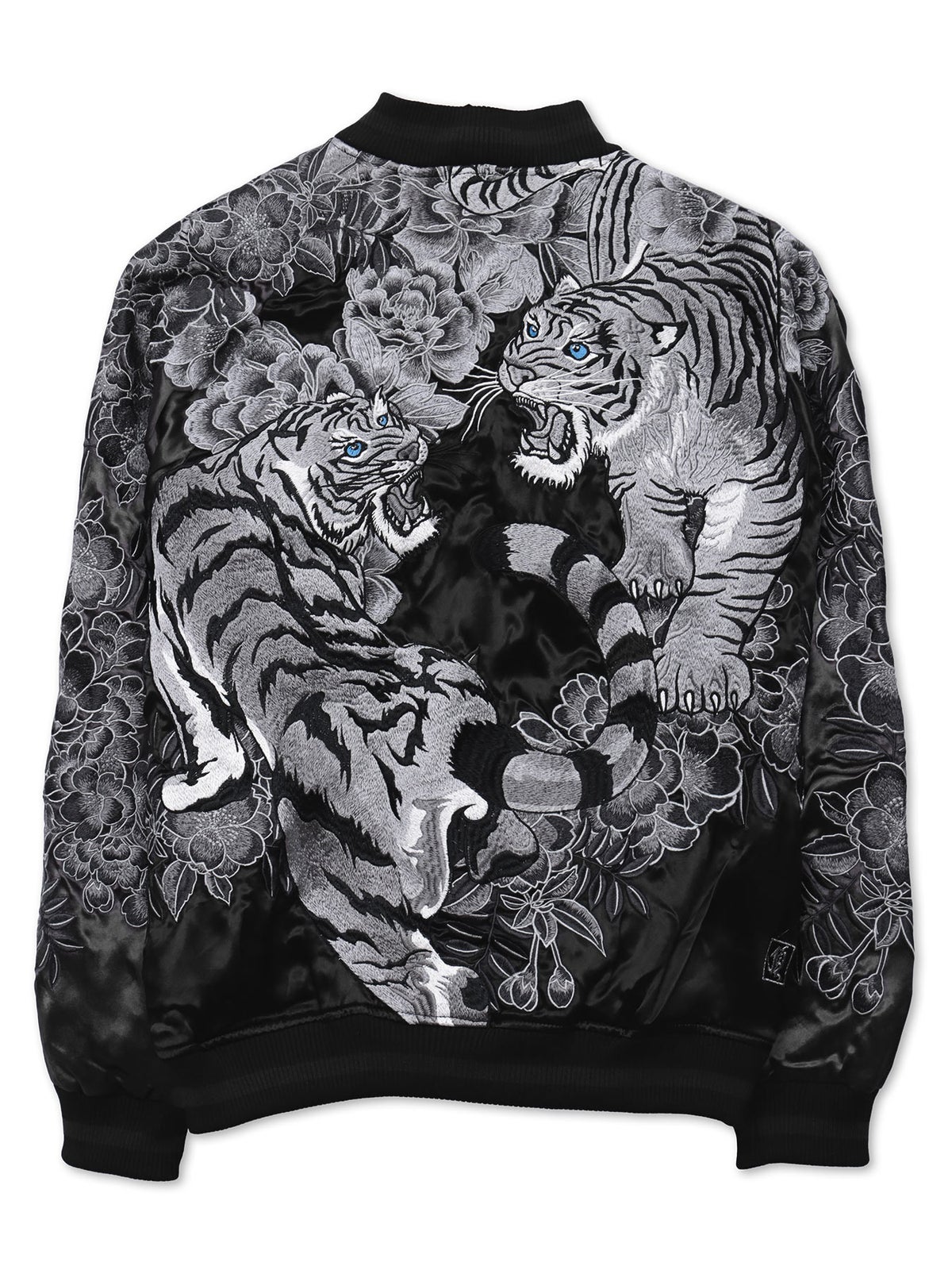 【絡繰魂・頂】“猛虎ノ頂”総刺繍リバーシブルスカジャン