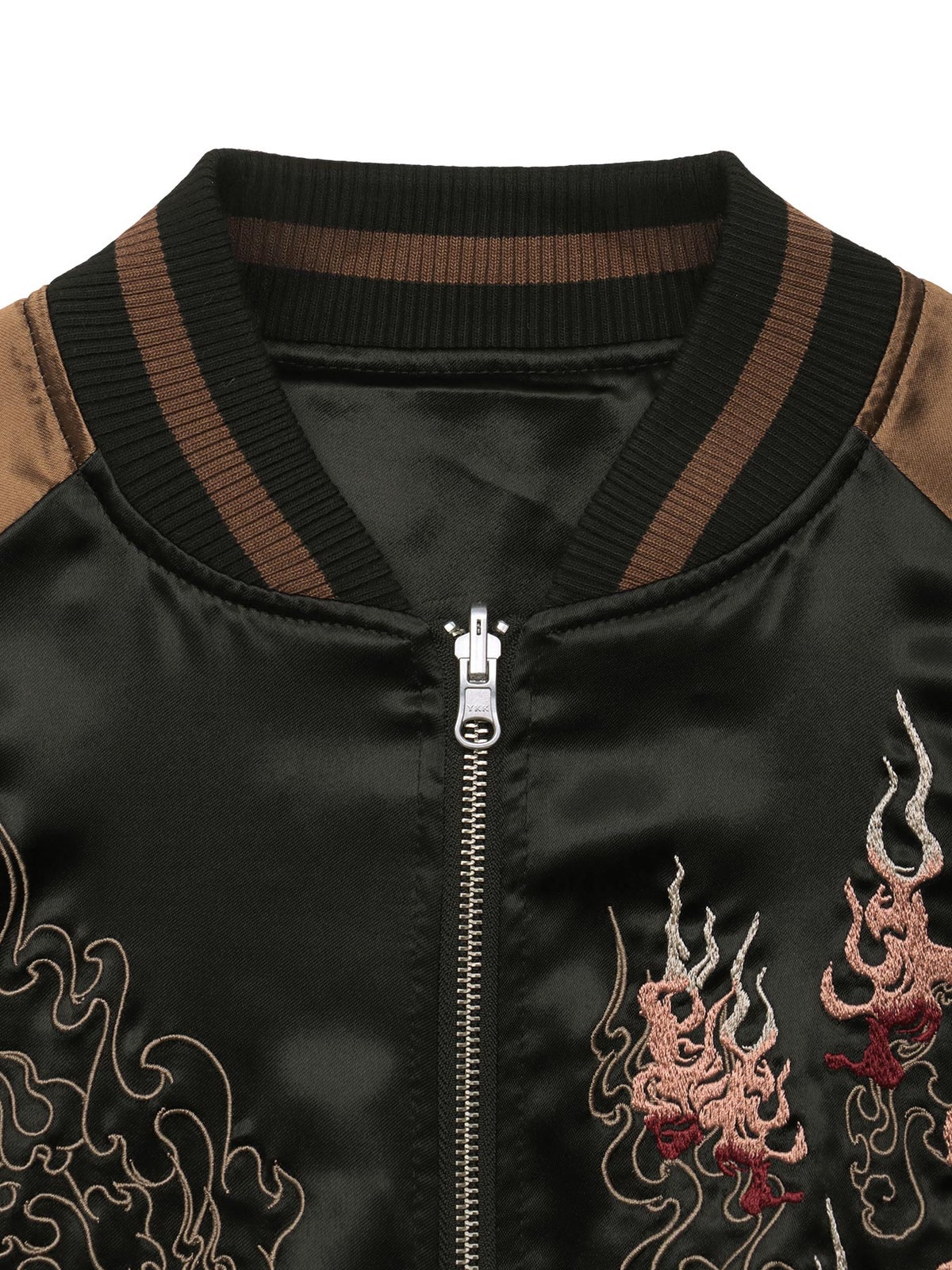 【絡繰魂】“戦国浮世絵 八重垣姫”刺繍入りリバーシブルスカジャン