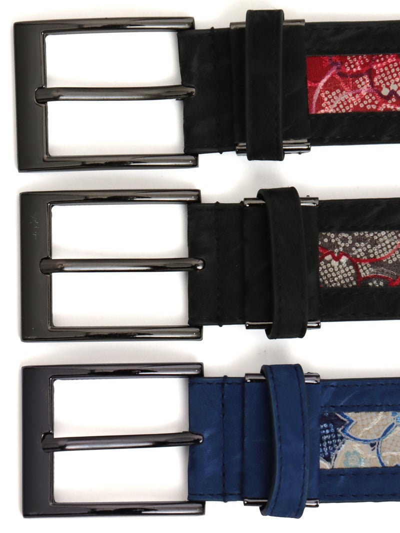 【雅結】桜柄 ちりめんベルト