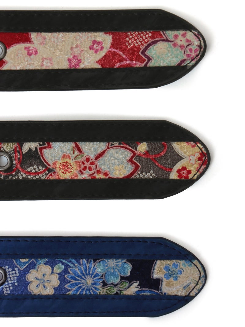 【雅結】桜柄 ちりめんベルト