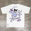 ＜予約＞【絡繰魂・粋×KUROMI】“KUROMI JAPAN”刺繍入りTシャツ