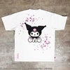 ＜予約＞【絡繰魂・粋×KUROMI】“KUROMI SAKURA”刺入りTシャツ
