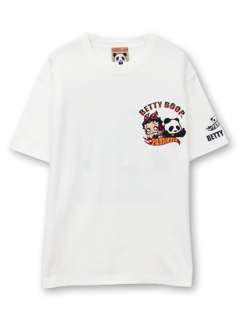 【PANDIESTA JAPAN×BETTY BOOP】“カスタムライド ベティ”刺繍入りTシャツ